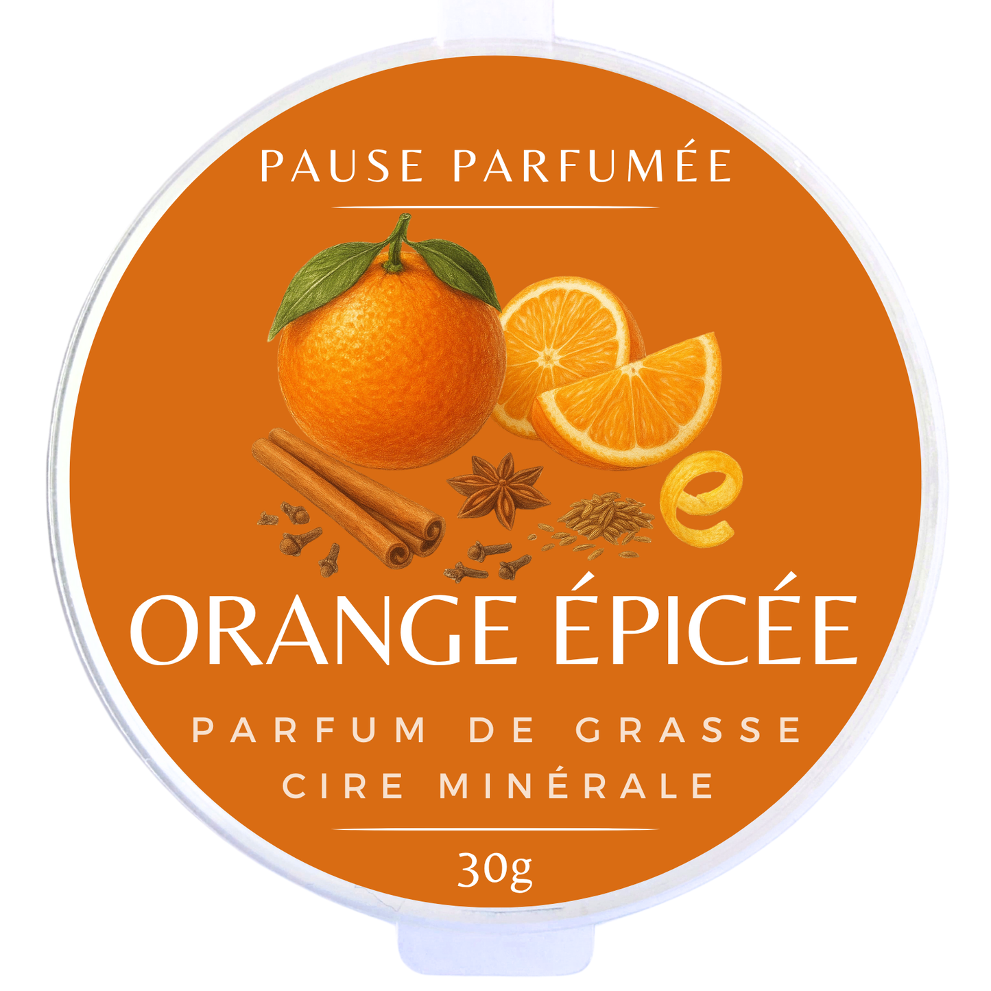Orange épicée - Fondant Parfumé
